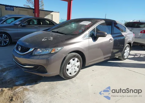 2015 Honda Civic Lx из США, поврежденный, VIN 19XFB2F59FE117272